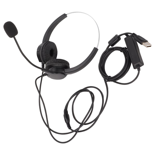 USB-kuulokemikrofoni, melunvaimennus, langallinen, asiakaspalvelukeskus, yrityskuulokkeet, mikrofonilla, äänenvoimakkuuden säätö, PC-kannettavaan