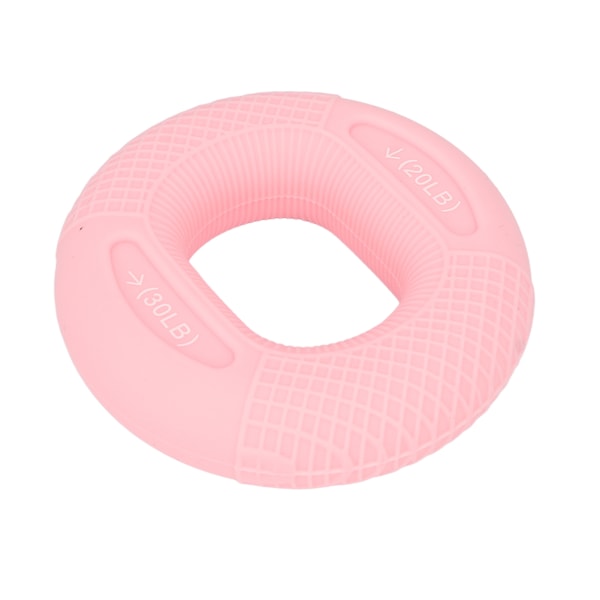 20–30 lb Grip Circle Pink Stressiä vapauttava silikonikahvan vahvistinrengas sormelle