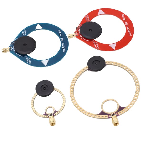 4 STK Mini Ring Transceiver UHF VHF AM SW Loop Antenne for Kortbølgeradio Kringkasting