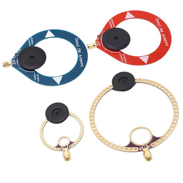 4 STK Mini Ring Transceiver UHF VHF AM SW Loop Antenne til Kortbølgeradio