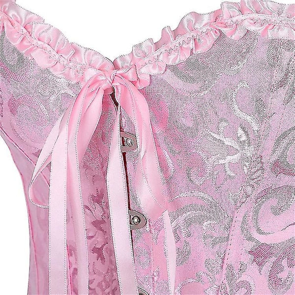 Axelbandslös korsett för kvinnors magformning 2XL vit
