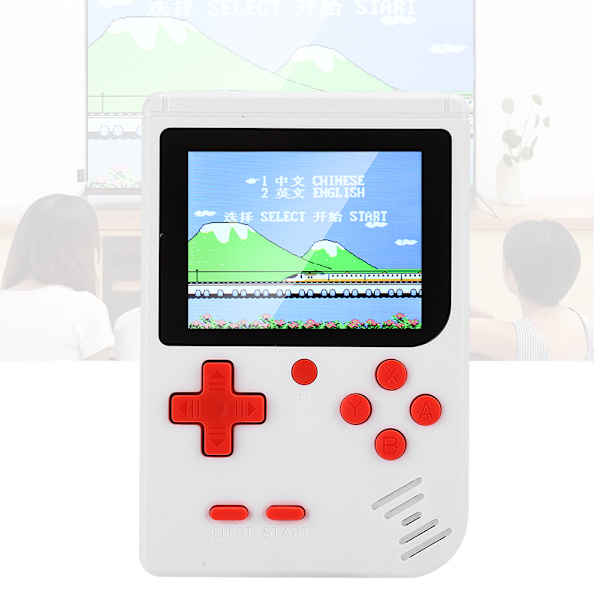 Håndholdt Gamepad 2.8in HD Farveskærm 400 Klassiske Spil Spil Controller HvidHvid