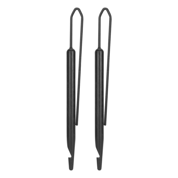 2 stk Dreadlock Heklekrok Dobbel Endet Sterk Plast Anti Slip Dreadlock Interlocking Verktøy for frisyrer DIY