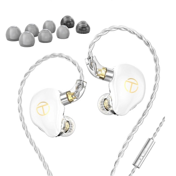 ST7 Hybridikuulokkeet nappikuulokkeet HIFI urheilukuulokkeet valkoinen