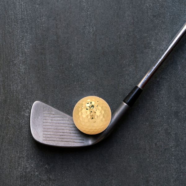 3 st guldgummi golfbollar utomhus träningsutrustning