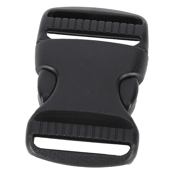 5 Styck Snabbspänne Plast Dubbla Justerbara Spännen Spännen Byte DIY Craft för ryggsäck Svart För 32 mm Bredd rem