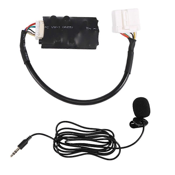 Auton radiosoitin Bluetooth Aux -kaapelisovitin Mikrofoni Handsfree