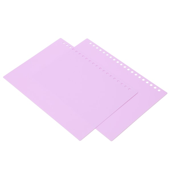 20 ark løst blad innbinding deksel A5 20 hull fleksibel PP plast løst blad presentasjon innbinding etui Taro lilla