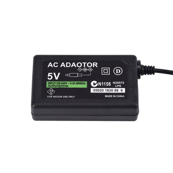 Vægoplader AC-adapter strømforsyningskabel til Sony PSP 1000/2000/3000 US-stik