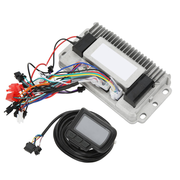36V 48V 1000W børsteløs motorkontroller EN06 LCD-skjermsett 3-modus sinusbølgekontrollsett for elsykkel