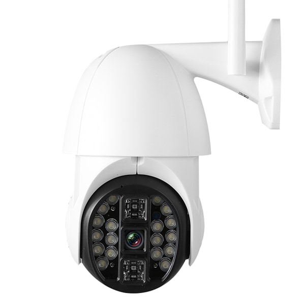 Vanntett Wifi PTZ Dome Camera 20LED 1080P Hight Definition Outdoor Surveillance 110-240VEU