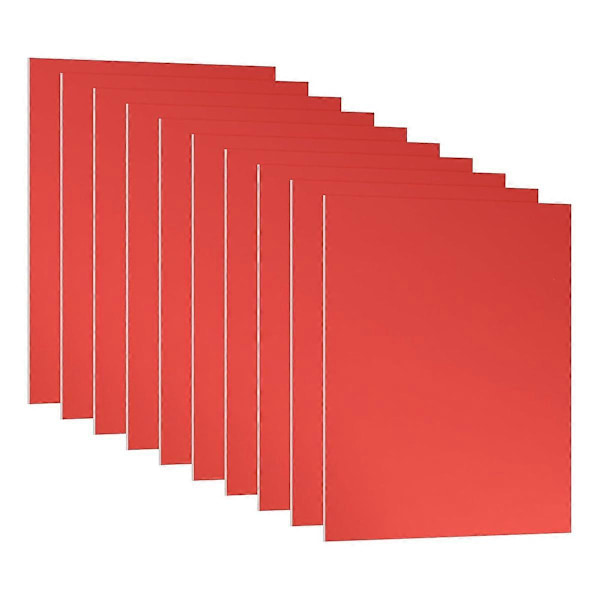 3.3x2.1x1/32 tommer Anodisert Aluminiumplate, 10 stk Metall Rektangelplate