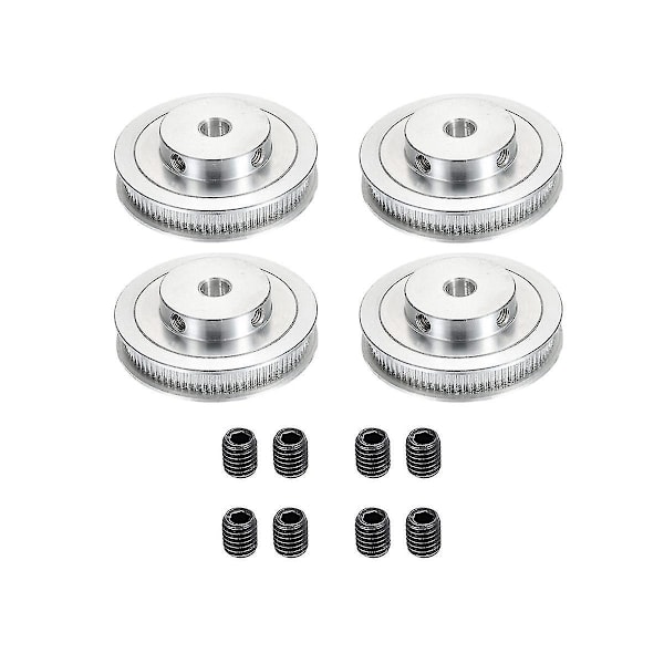 Gt2 Remhjul 80 Tænder 5mm Hul Remhjul Timing Remhjul Aluminium Legering Reduktionsrem 3d Printer Dele Re
