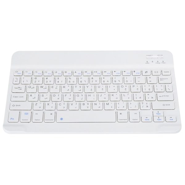 Tastatur 10 Tommer UltraTynd Trådløs til Bluetooth Intelligent Computer Tilbehør (Arabisk)