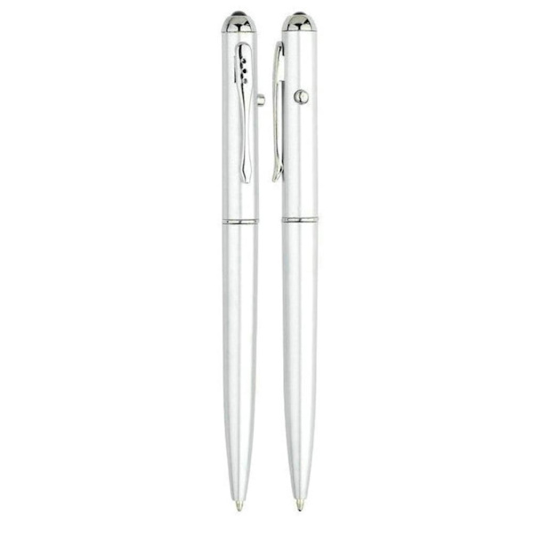 2 stk Invisible Ink Pen med UV-lys til hemmelig besked Falsk regning Detector Pen Party favoriserer fødselsdag juletaske gave til børn