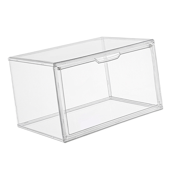 Väska Display Case Clear Vattentät Dammtät Stark Magnetisk Design Skor Förvaringslåda för Anime Figur Handväska