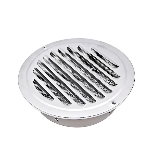 Rustfrit Stål Luftventil Kugle Fortykket Ventilationsrist Vægmontering Emhætte Udstødningsdæksler Badeværelse Køkken Ventilationsåbninger Ventilator Og Beluftere (160mm)