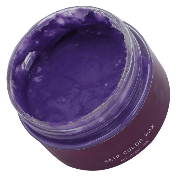 Hårfargevoks DIY Midlertidig hårfarging Clay Mud Styling Tool for Cosplay Party Lilla 30ml