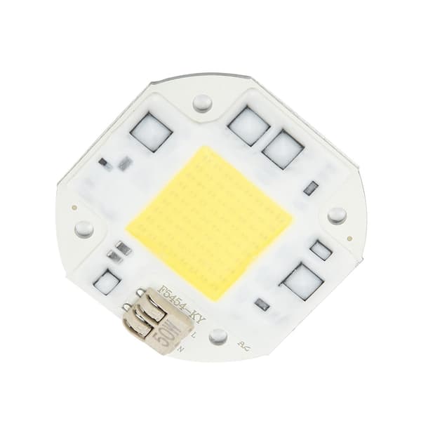 AC100-260V 50W Kald Hvit Høyeffekts Integrert Chip Lyskilde COB Perle Spotlight Pære