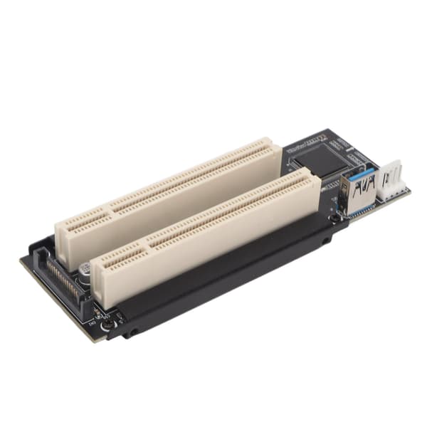 PCI E til Dual PCI Kort Plug and Play PCB Materiale Blå LED Dual PCI Udvidelseskort til WIN