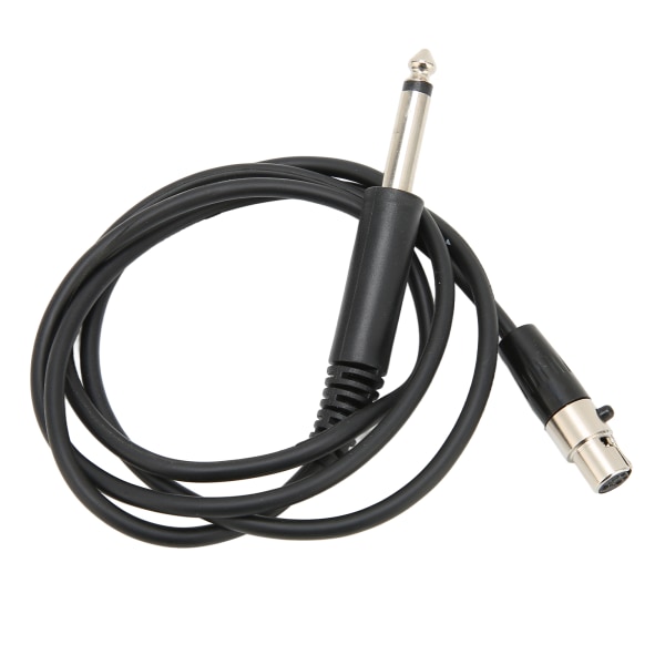 3-benet mini XLR hun til 6,35 mm han-kabel 3,3 fod XLR til 1/4 tommer mikrofonledning til Live lydkort mikrofon1m