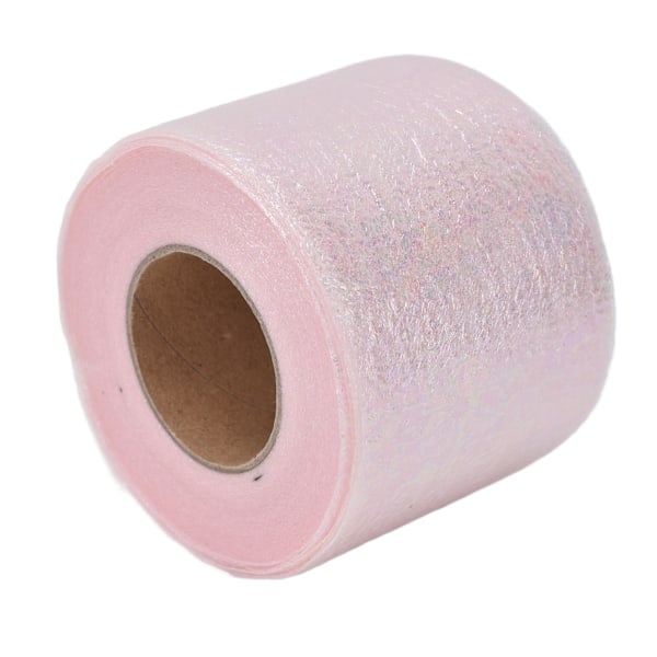 Symphony Ribbon Gradient Julband Rulle DIY Hemmagjorda Barnbåge Hårprydnad Tulle RulleLjusrosa