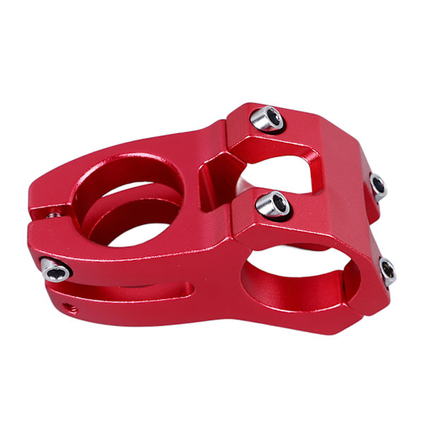 31,8 mm cykelstyr, mountainbike styr, kort styr, passer til de fleste cykler, racercykler, BMX, Fixie Gear, cykling, aluminiumlegering, rød