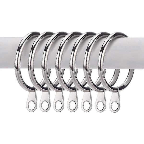 40 st Metall Gardinringar kompatibla med Gardiner och Stänger, Hängande Glidande Öljettering 32 mm Innerdiameter