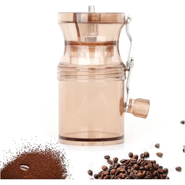 Justerbar keramisk manuell kaffekvern - Bærbar håndsveiv kaffebønne-kvern for hjemmebruk