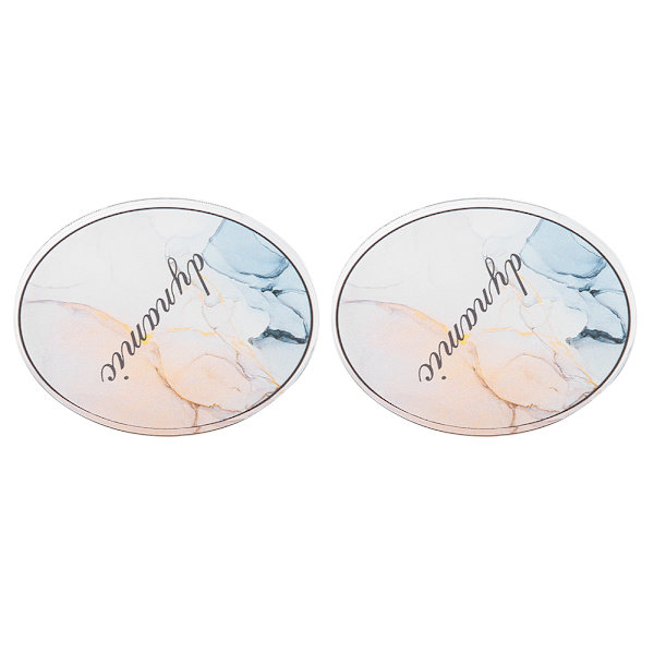 Nail Art Plade Display Stand Practice Display Neglepolering Blanding Manicure Maling PlateRund