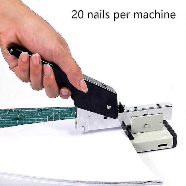 Integroidulla niitinpoistajalla ja niittisäiliöllä, erinomainen pakkaus niiteillä ja niitinpoistajalla Zekai 20nailsinasinglemachine