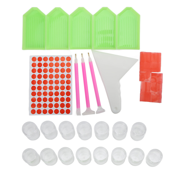 Rhinestone Painting Case 15 Grid Transparent Design Portable Practical Bead Storage Containers Art Supplies