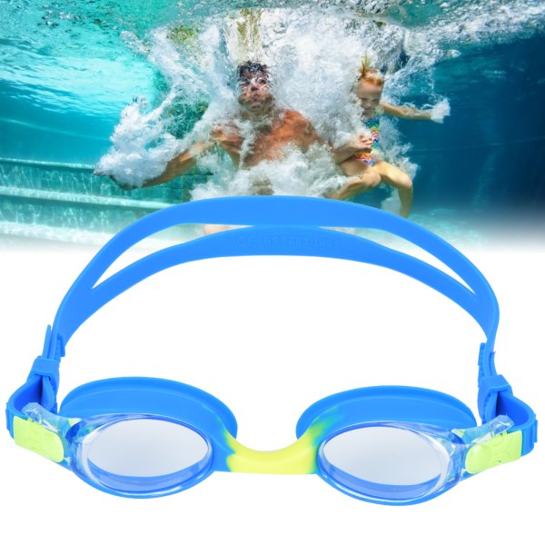 Barn Simning Surfglasögon High Definition Antifog Utrustning Tecknad Söt Lookingblå gul