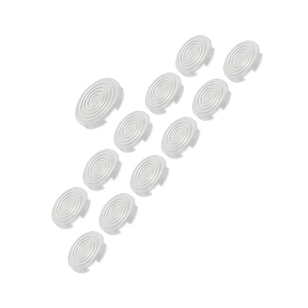 12 stk. Arcade-knapdæksler 20,2 mm 25,3 mm Mekaniske trykknapdæksler til Kailh til Cherry til Akko til Glorious Switch Hvid