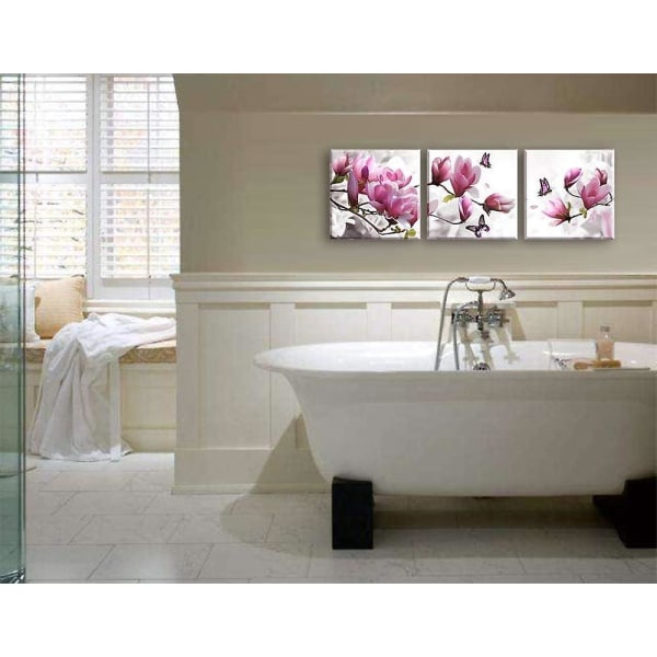 "Elegantti print - moderni seinätaide kylpyhuoneeseen - valmis ripustettavaksi"