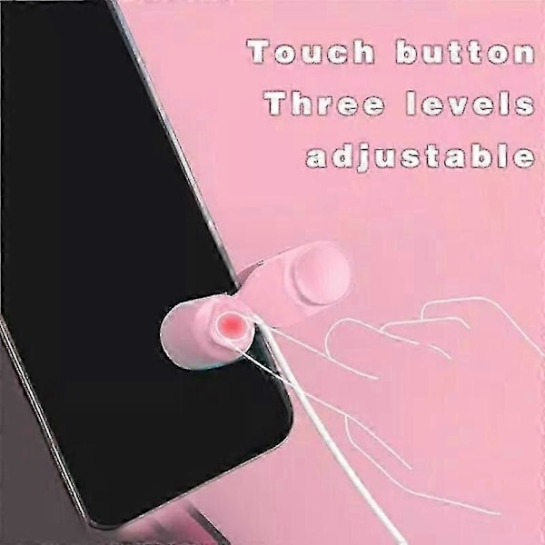2024 Ny Auto Clicker til Smartphone, Justerbar Hastighed Fysisk Clicker hvid