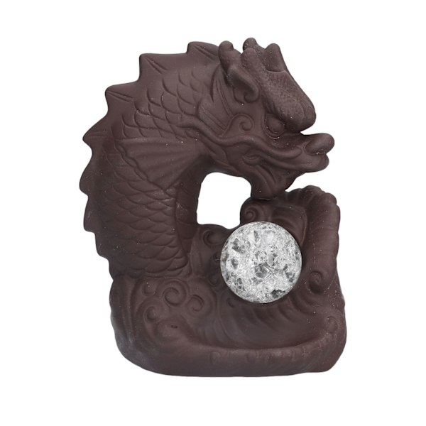 Røg Vandfald Tilbageflow Røgelse Brænder Keramisk Røgelse Holder Drage Aroma Brænder Hjem Dekoration Ornament