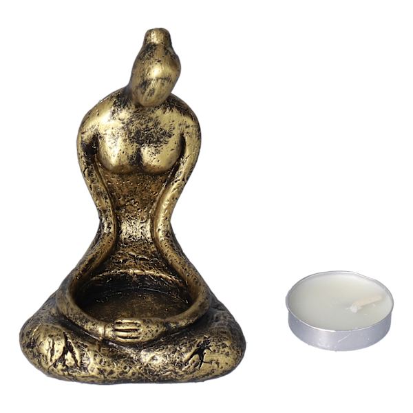 Yoga Figurine Unik Design Dubbel Funktion Hållbar Robust Praktisk Ängel Figurine för Hem Tearoom Yoga RumSCS- RC007-A1