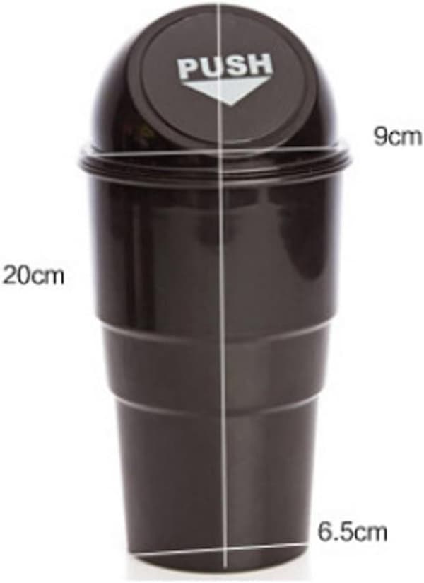 20*6.5*9CM - Liten universell søppelbøtte for bil