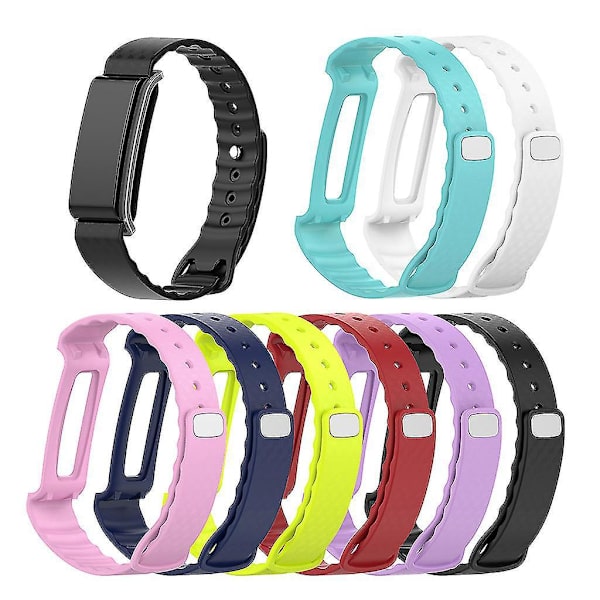 Justerbar silikone smartwatch-rem til Huawei Honor A2 sort