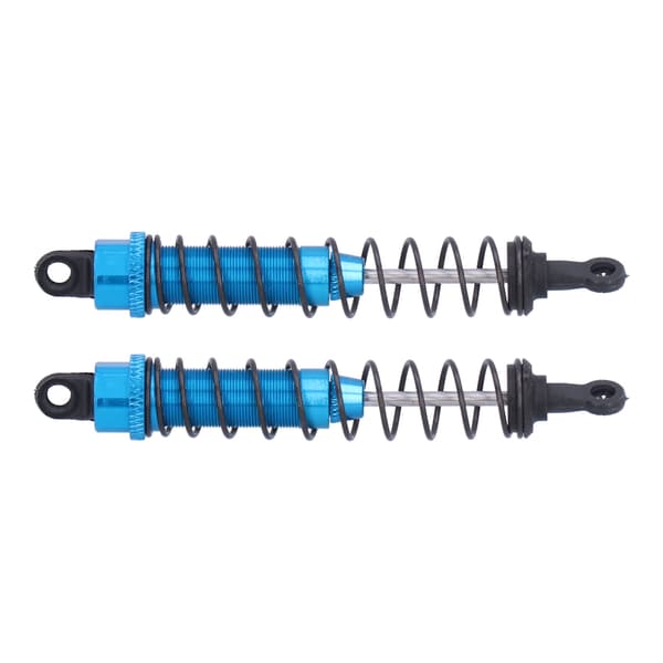 2 stk. 97 mm RC aluminiumslegering støddæmper til TRAXXAS SLASH 2WD RC biler, blå