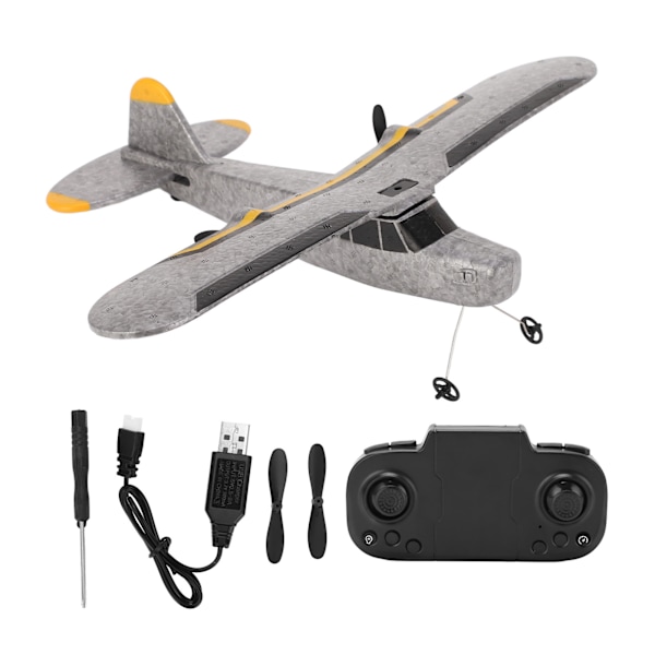 LSRCB3 2 Channels 2.4GHz RC Airplane Anti Interference Outdoor Remote Control Aircraft