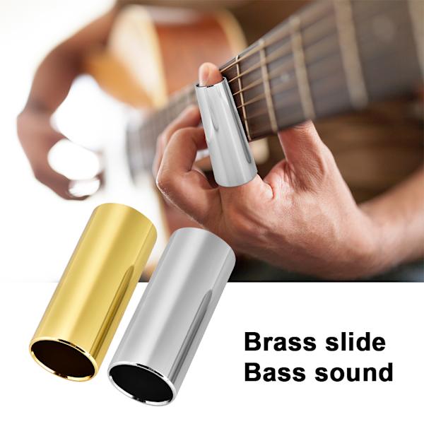 2 delar rostfritt stål diabilder för gitarr Sringed Instrument