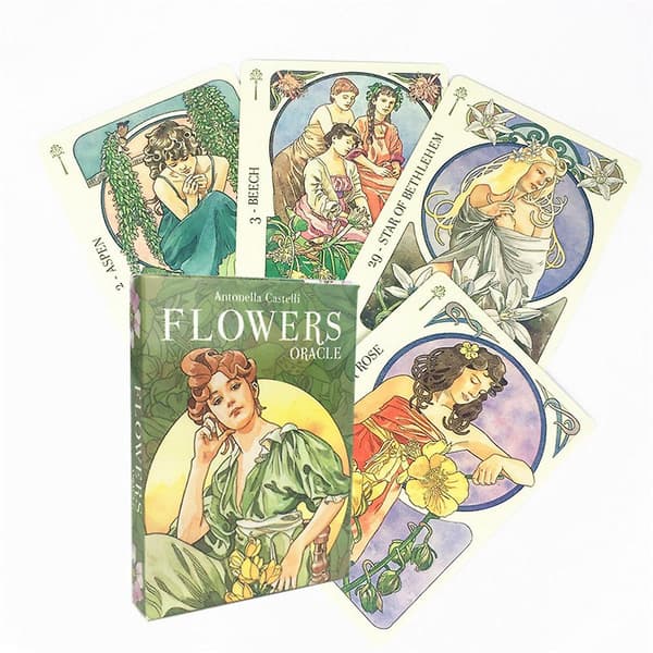 Blomsterorakelkortlek Tarotkortlek Orakelkortlek