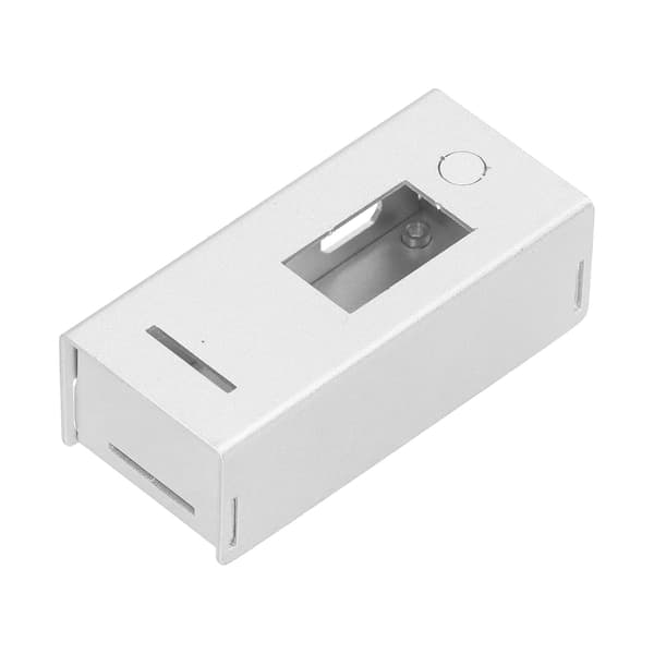Beskyttende skal af aluminiumslegering til Raspberry Pi W Sølv