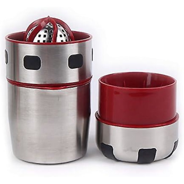 Manuell rustfri stål juicer og sitronpresser for hjemmebruk