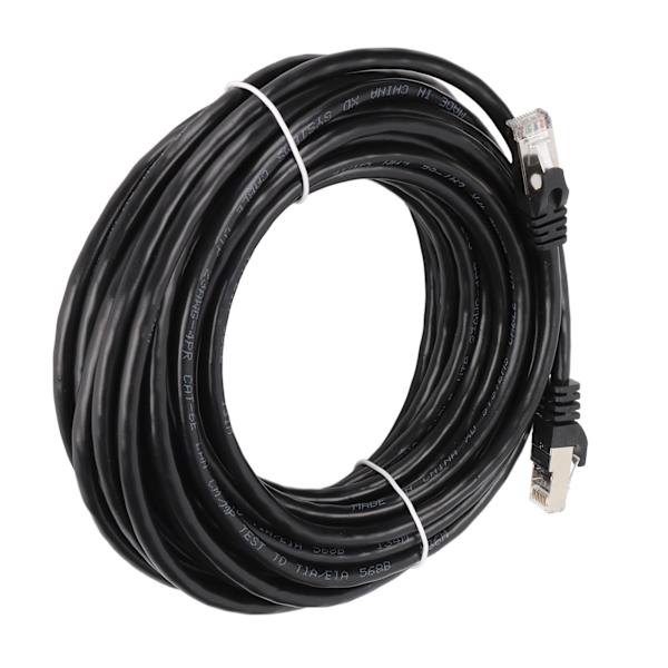 Cat 6 Ethernet-kabel EMI-beskyttelse Lavt returtab 10 Gbps højhastigheds RJ 45-stik internetledning til pc 10 meter