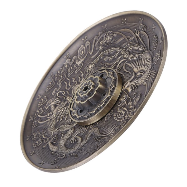 Sinklegering Røkelsespinne Brenner Holder Dragemønster Røkelsestav for Soverom Temple Bronse