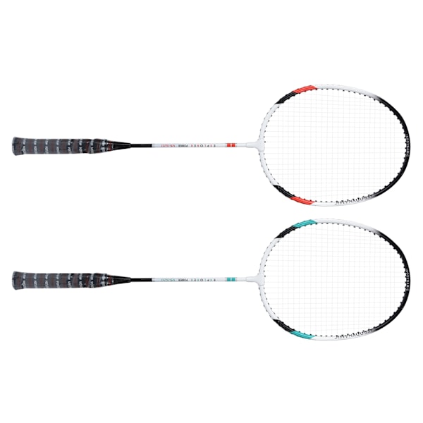 2 stk aluminiumslegering nylon badmintonracket innendørs utendørs sportstreningsracket for konkurransetrening