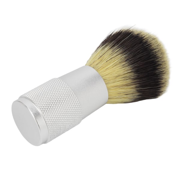 Barberbørste Håndtag af aluminiumslegering Hurtigttørrende professionel syntetiske børster barberbørste til mænd